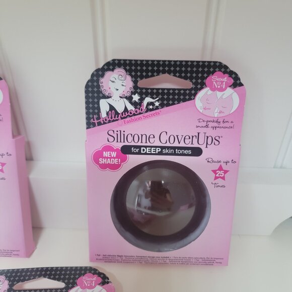 Hollywood Fashion Secrets Silicone Coverups Size 1 - Deep Skin Tone - Picture 3 of 6